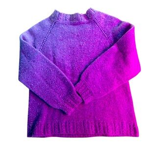 Handmade 100% wool sweater, fits likes a large